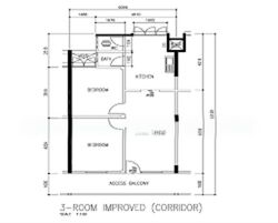 Blk 2 Tanjong Pagar Plaza (Bukit Merah), HDB 3 Rooms #631889171